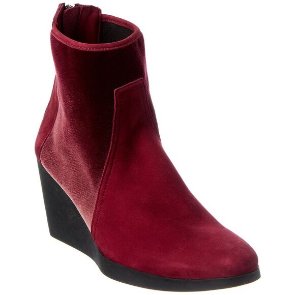 Arche Vitage Suede Bootie, Red